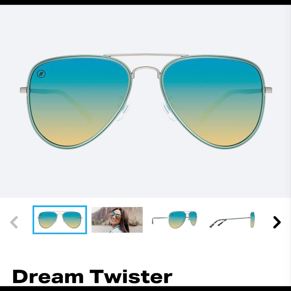 Blenders Dream Twisters Aviator Sunglasses